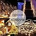 Solar String Lights, GEEKHOM Outdoor Waterproof Warm White Starry Fairy Lights, 39 ft 100 LEDs 8 Modes Copper Wire Ambient Decorative Rope Lights for Garden Patio Lawn Christmas Tree Party Wedding