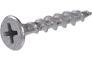 Hillman 47687 Galvanized Phillips Drive Deck Screw, 6 X 1-5/8-Inch, 200 Pack