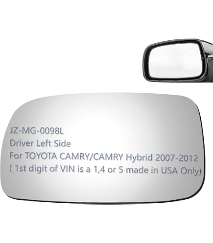 Aazon.co: BOOLEE Irror Glass Replaceent Fit For 2007-2012 Toyota