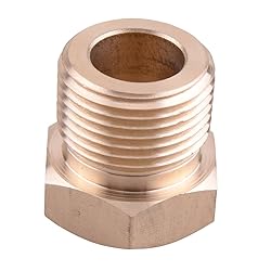 CGA-580 Brass Nut & 3 Inch Nipple Regulator Helium