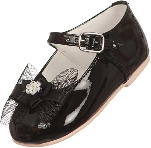 infant girl black dress shoes