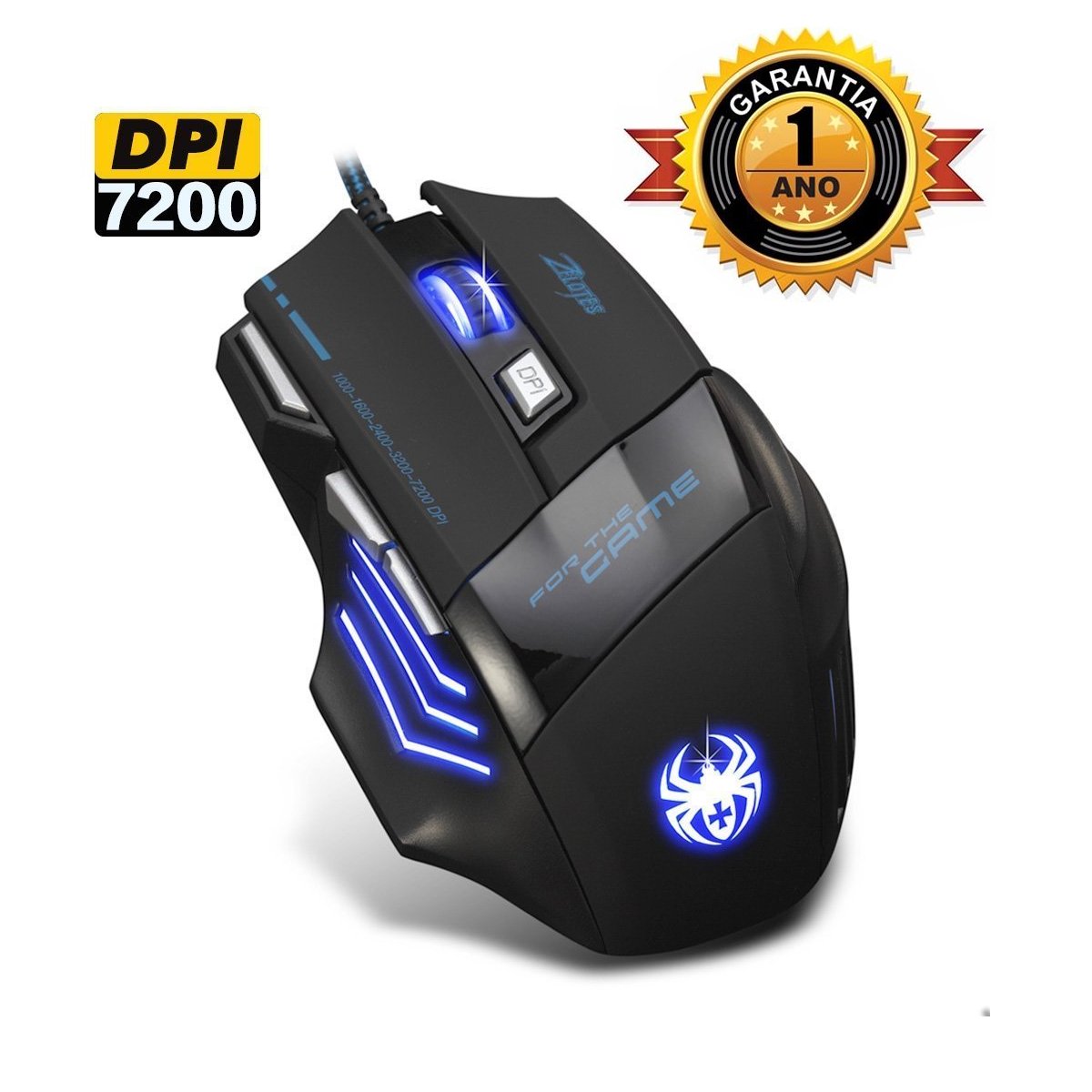 Nueva versión Ratón Mouse para PC Gaming con DPI CorVik ZELOTES T