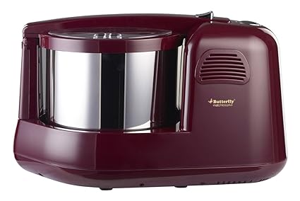 Butterfly Matchless Plus 2-Litre Table Top Wet Grinder (Cherry)