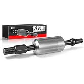 Rogierra 8-1/2" Tight Spot Slide Hammer Puller, 1-1/2 Pound Hammer with Puller Attachment - Compact Slide Hammer for Automotive Repairs, Injector Nozzle, Seal &amp; Bearing Removal