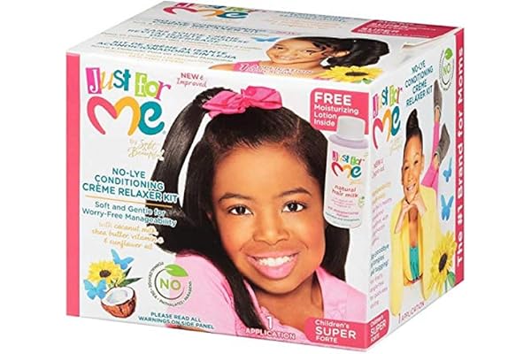 Just For Me No-lye Conditioning Creme Relaxer Super Kit