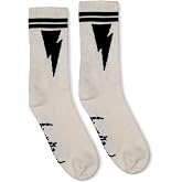 SOCCO x Mike Vallely | Premium Skater Crew Socks | Lightning Bolts | Made in USA