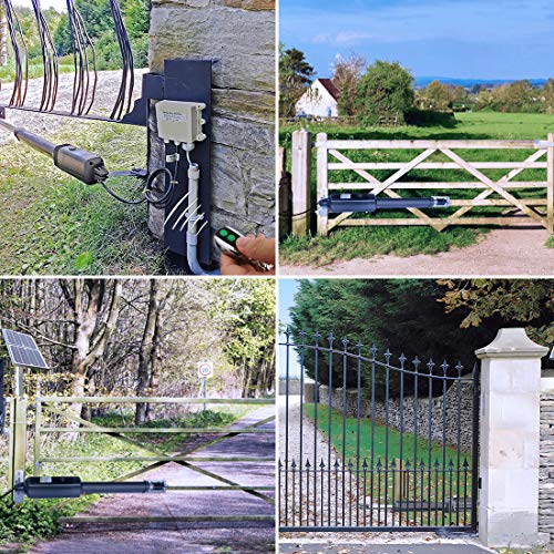 TOPENS A8S Automatic Gate Opener Kit Heavy Duty Solar Single Gate