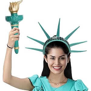 Goddess Cosplay Costume Lightweight Torch Hair Rings | Halloween Women Holiday Headwear Halloween Party Headpieces Festival H