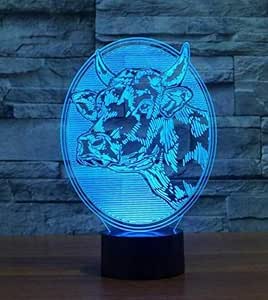 Luz Nocturna Lámpara Alienígena 3D Mesa De Escritorio Luz Nocturna 7
