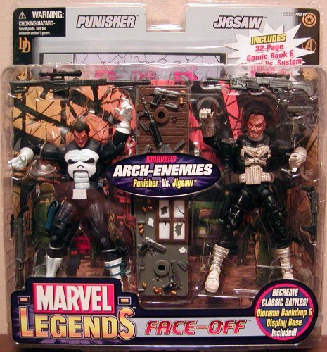 Marvel Legends Marvel Legends 6 inch [Face Off] Punisher vs. Jigsaw [black clothes] [Toy & Hobby]