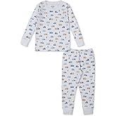 Kissy Kissy Boys Toddler Stop And Go Traffic Print Long Pajamas Set