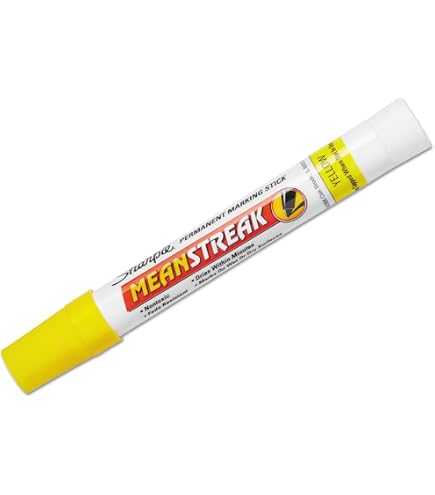 Amazon.com : Sharpie 85018 Mean Streak Marking Stick, Broad
