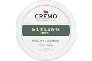Cremo Hair Styling Premium Barber Grade, Hair Cream and Hair Products For Men, 4 Oz