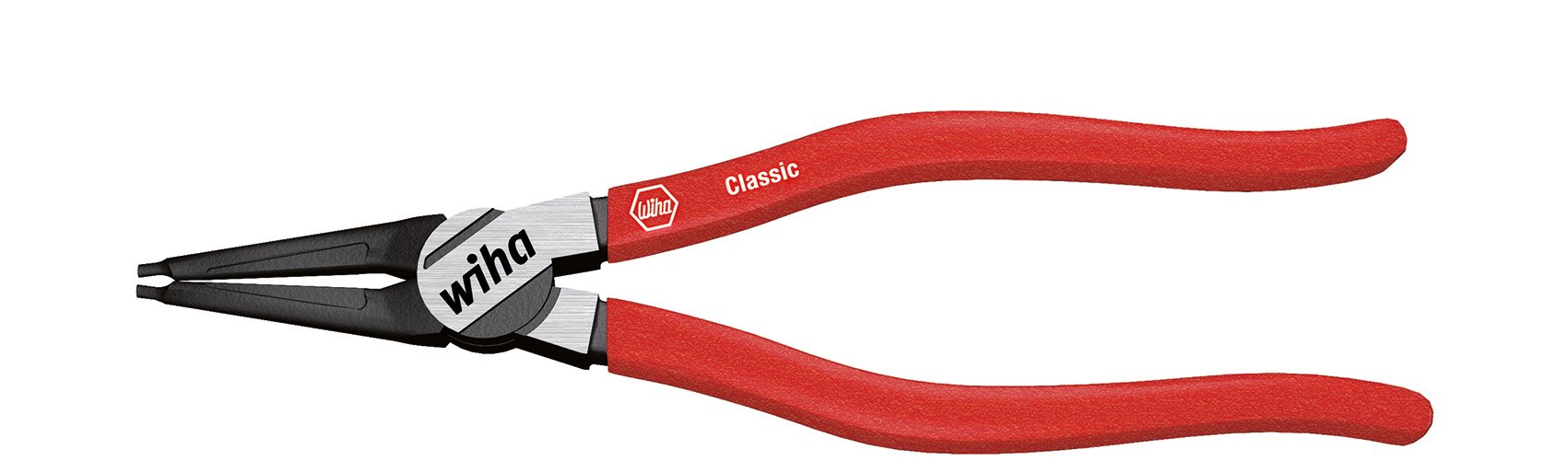 Wiha Classic Safety Ring Pliers for Inner Rings (Drills), Straight J 4, 310 mm, 12" (29425)