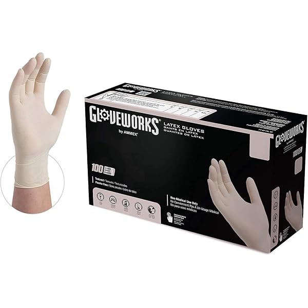 SAS Raven 6-Mil Powder-Free Nitrile Disposable Exam Gloves 100pk