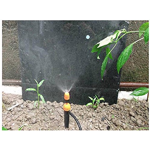 STORE-HOMER - 20pcs Garden Irrigation Watering Drippers Adjustable Emitters Stake 360 Drip For micro-irrigation Garden flower - Thumbnail 3