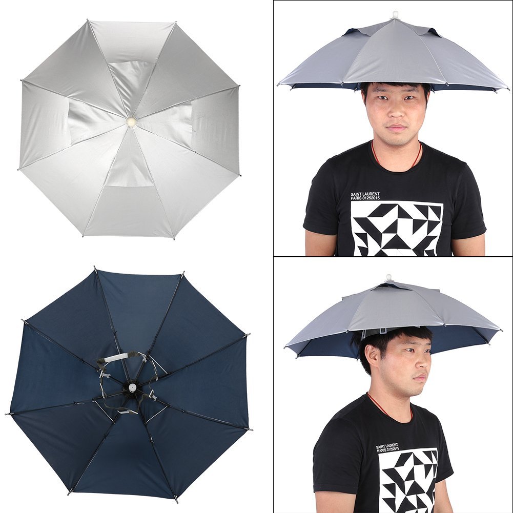 Alomejor ombrello/cappello di cappello impermeabile all aperto parasole  campeggio per escursioni di pesca spiaggia sport all aria aperta Sport e  tempo libero Pesca berjaya.edu.my