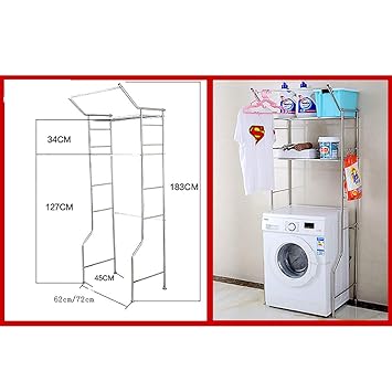 Rttzw Washing Machine Shelf Stainless Steel Washing Machine Rack