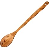 Wooden Mixing Spoon, 16.5 Inch Long Handled Wooden Spoons for Cooking And Stirring
