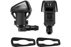 Belleone 2 Front Windshield Washer Nozzle Jet Kit fit for 2008 2009 2010 Ford F-250 F-350 F250 F350 SUPER DUTY Replacement for the Part# 7C3Z-17603-A 7C3Z17603A