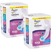 Equate Body Curve Incontinence Pads for Women, Moderate, Regular Length, 54 Ct - 2 Pack