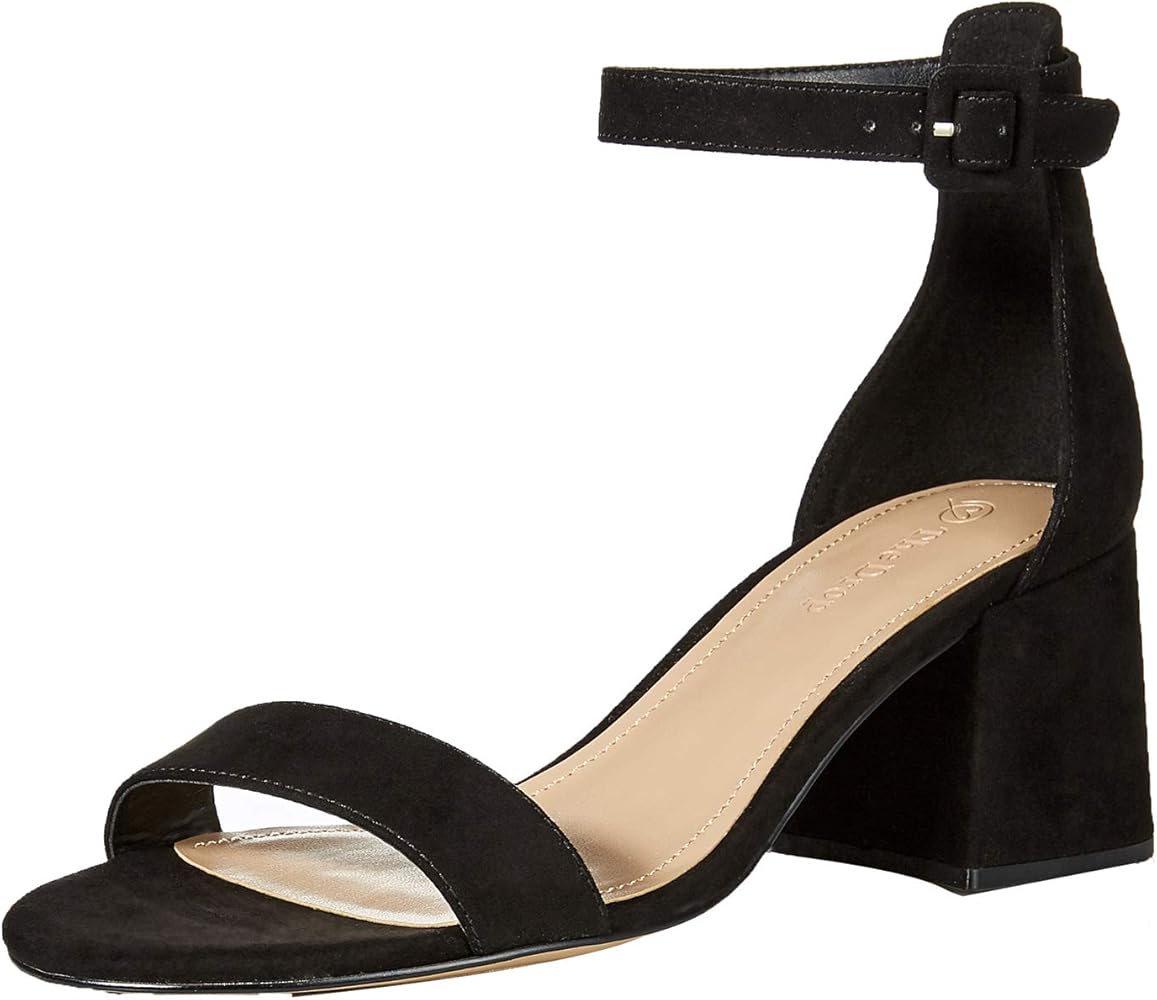 amazon black block heels