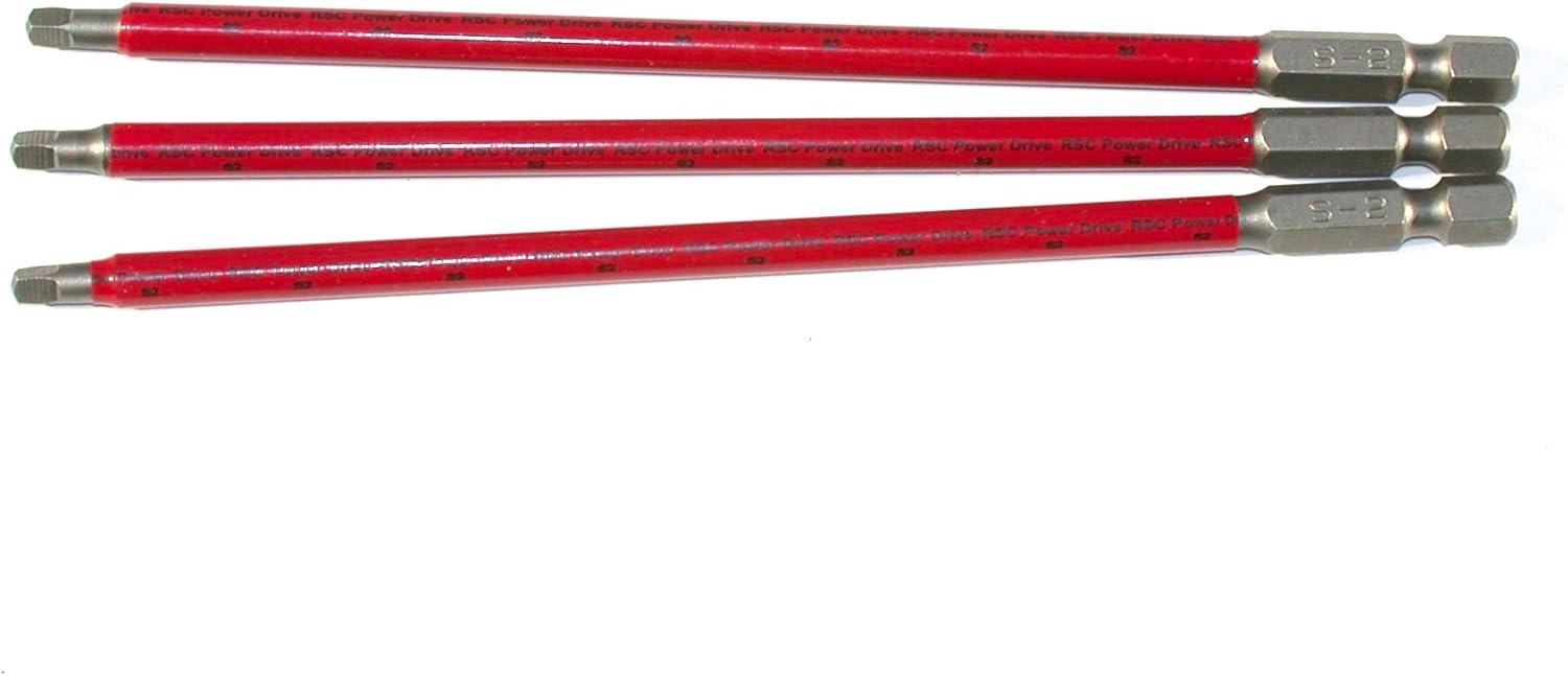 Driver Bits 2 Square (6" Robertson Style) 3 Pack Amazon.ca Tools