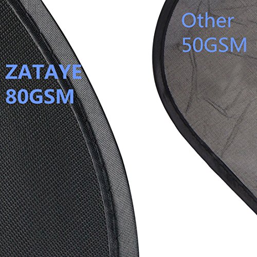 Car Sun Shade - 4 Pack Cling Car Side Windows Sunshade for Baby,Car Sunshades Protector,80 GSM for Maximum UV/Sun/Glare Protection for Kids,2 Pack 20"x12" and 2 Pack 17"x14" for Side Window Sunshades