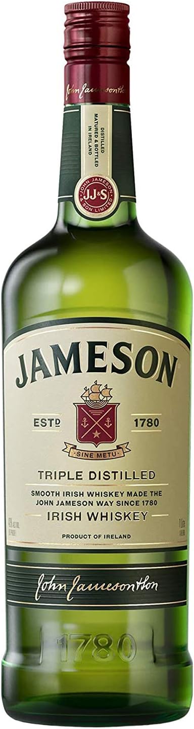 Jameson Triple Distilled Blended Irish Whiskey 1 Litre Amazon Co Uk Grocery