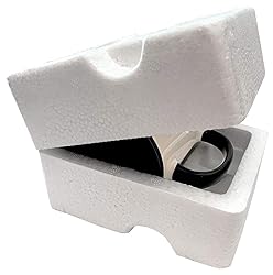3dRose, 15oz Two-Tone Black Mug, Black/White