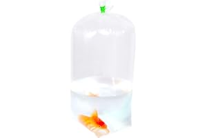 ALFA FISHERY BAGS ALFA Fishery Bag Flat Bottom Leak Proof Clear Plastic Fish Bags for Marine and Tropical Fish Transport 2 mil. (5" x 4" x 16" / 100 Pack)