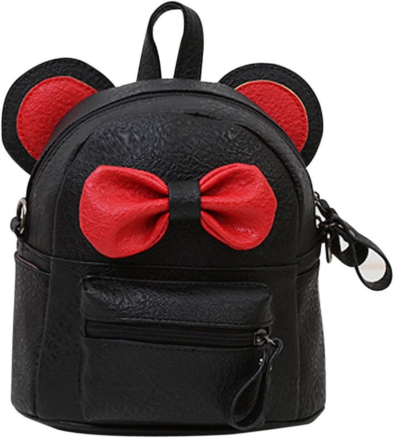 Girls Backpacks,Moonuy,Womens Casual Fashion Leather Satchel Bow Tie Traver Shoulder Bag School Backpacks Cardbags Hand bag Crossbody Bag Wallet For ladies