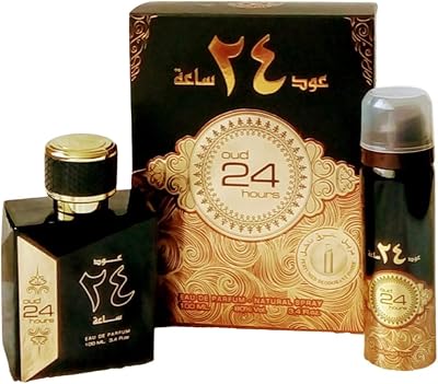 Super Fragrances Oud 24 Hours Eau de Parfum 100ml with Deo Unisex Bergamot