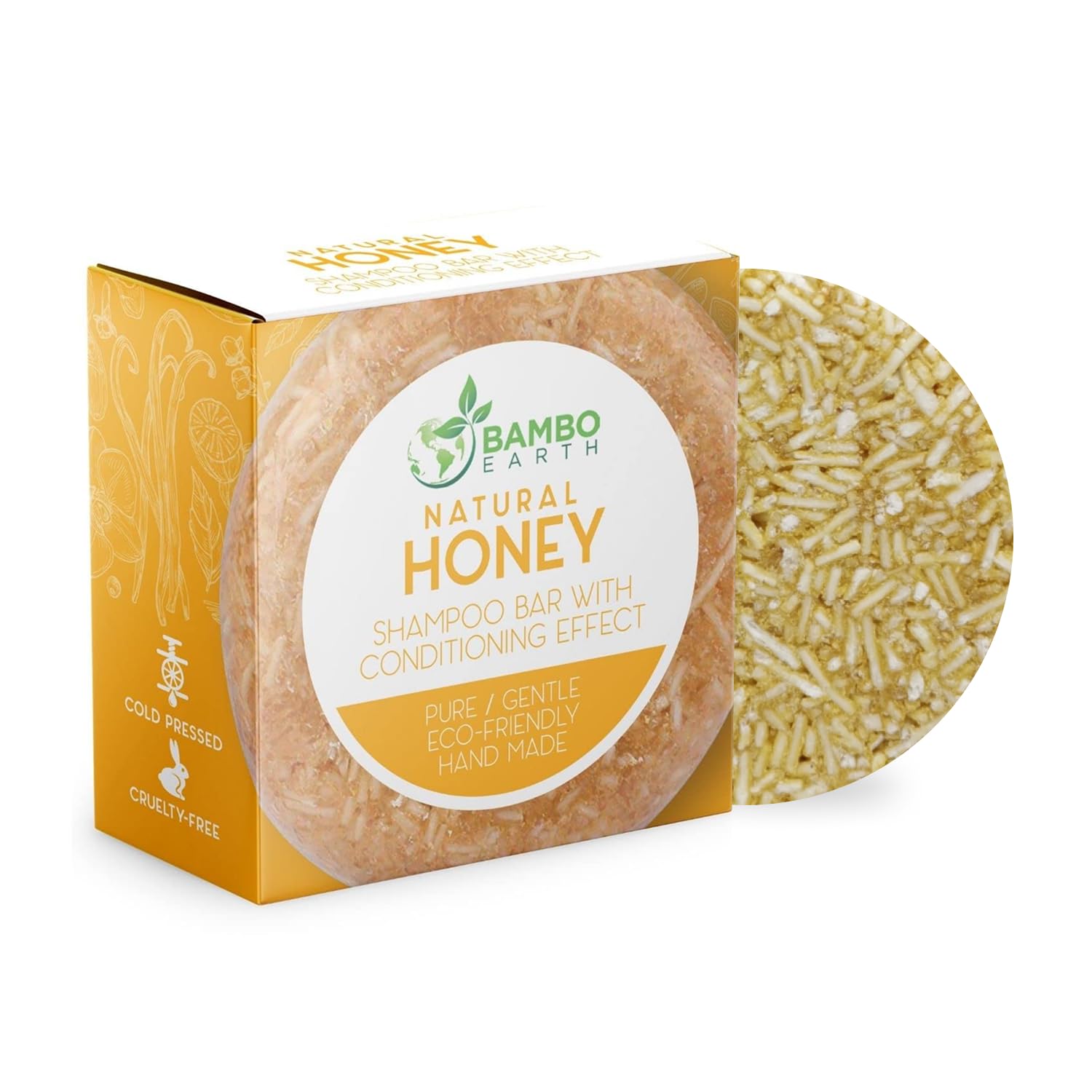 Solid Shampoo Bar And Conditioner Effect Hair Soap – Natural Shampoo Bars For Hair w/Based Essential Oils