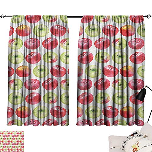Josepsh Apple Modes Darkening Curtains Watercolor Macoun Cameo And