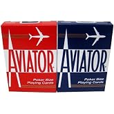 Quality Aviator Casino Playing Cards - 2 Decks