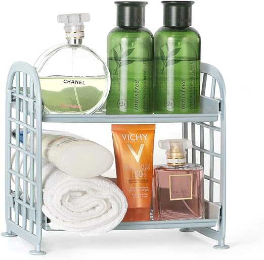 Liantral Bathroom Countertop Organizer 2 Tier Standing Vanity Tray Cosmetic Makeup Storage Rack Kitchen Spice Rack Office Organizer Amazon Ca Home Kitchen