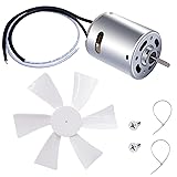 mankk 6" RV Vent Fan Blade with 12V D-Shaft RV Vent