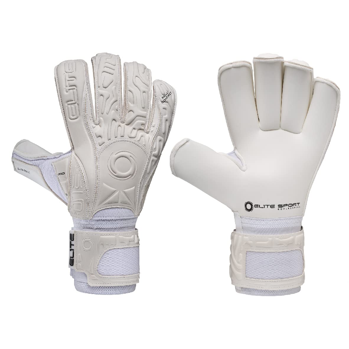 Elite Sports Solo White Goalkeeping Gloves