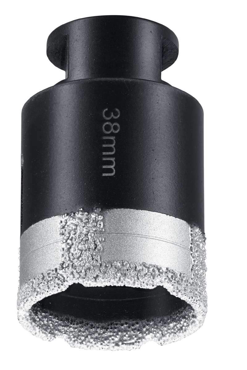 kwb 38mm Diamond Tile Hole Saw for Angle Grinders, M14 Mount, Precise Dry Cutting