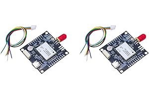 Mucalam 2X ZED-F9P RTK GPS Moudule RTK High Centimeter-Level Differential Positioning GNSS Module for Drone Autopilot
