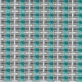Speaker Grill Cloth Fabric Silver Turquoise Stripe Yard 36