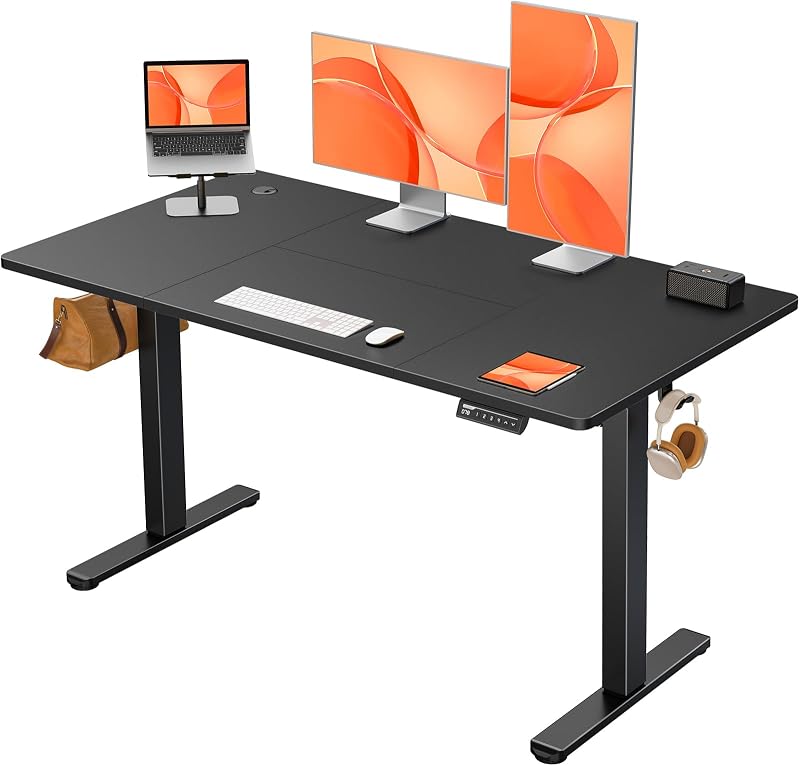 ErGear Electric Standing Desk 140x70cm Sit Stand with 4 Memory Panel