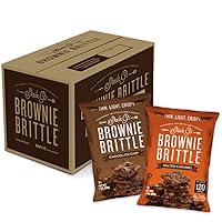 Sheila G's Brownie Brittle Low Calorie, Thin Sweet Crispy Snack and Treats Dessert, Healthy Chocolate Chip & Salted Caramel, 