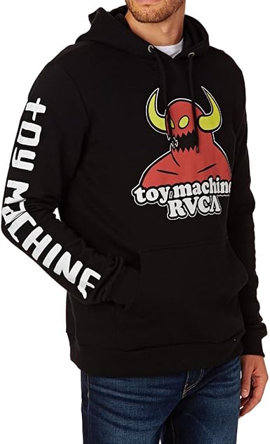 toy machine rvca hoodie