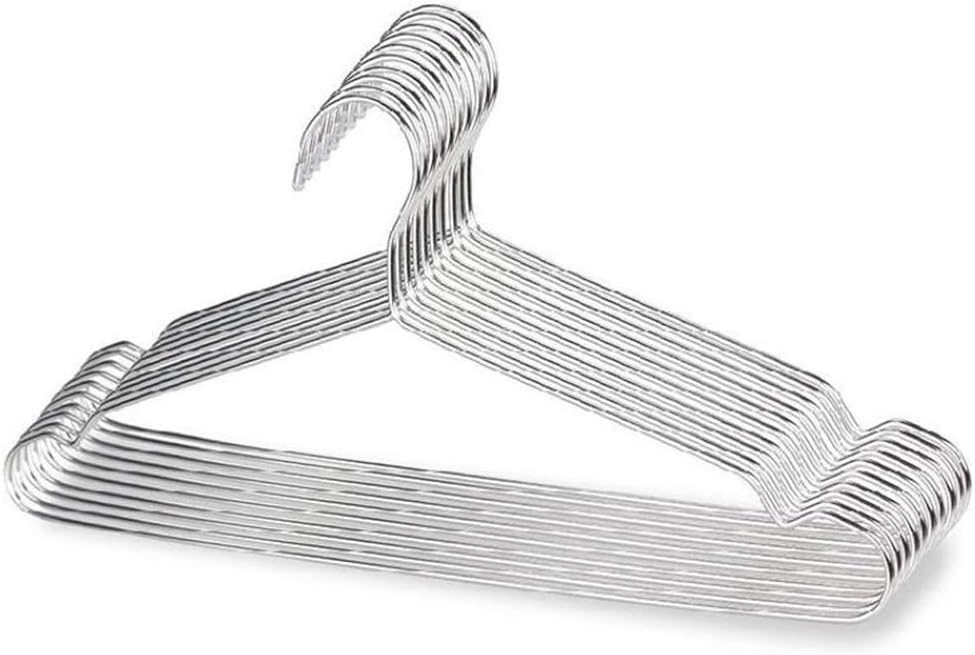 YANEE 10 PES one Pack Heavy Duty Stainless Steel Clothes Organize or Coat Hangers Big 18 inch Size Approximately 8 x 18 inch Weight 590 Grams in one Pack Strong Durable