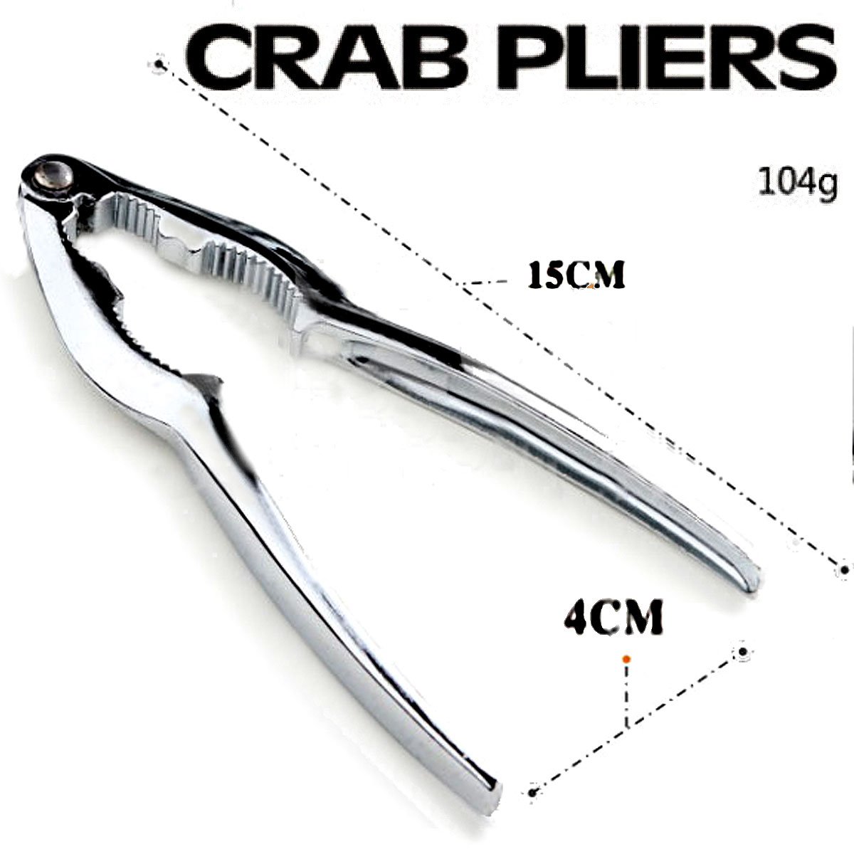 The Wolf Moon® Seafood Tool Kit, 8 Piece Includes 2 x Lobster Crackers + 4 x Stainless Steel Seafood Forks + 2 x Stainless Steel Individual Condiment Sauce Cups