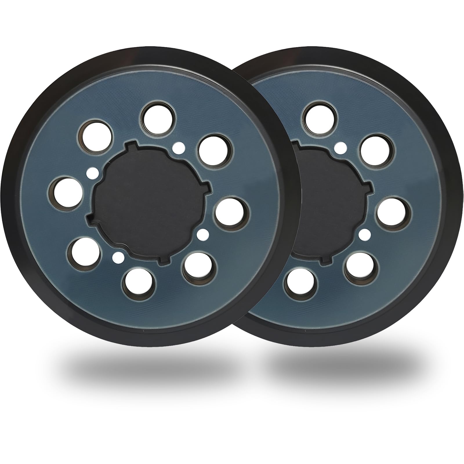 Photo 1 of 2 Pack 5 Inch 8 Hole Hook and Loop Replacement Sanding Backing Pad Sander Pad for 5" Craftsman CMCW220B & CMEW231 Random Orbit Sander