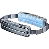 2024 Wearable Waist Fan - Portable Belt Fan, 3 Speeds Adjustable Strong Wind Power for Full Body Cooling fan, Rechargeable Multifunctional Travel Fan for Outdoor Work & Sports