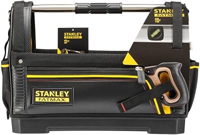 Stanley FatMax Open Tote Tool Bag 18 in 48 x 25 x 35 cm Black 1-93-951